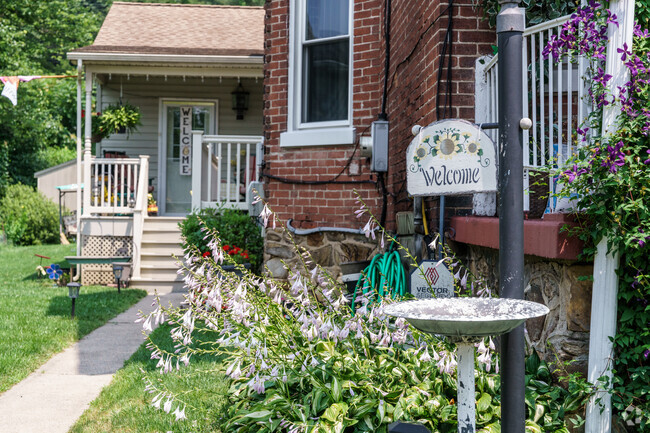 Owners of homes in Pomeroy put their own touches to style the outsides of their homes.