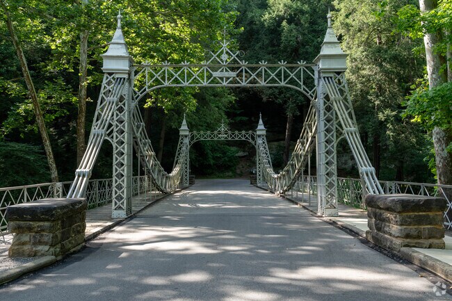 The Mill Creek Metropark near Erie features many scenic views.