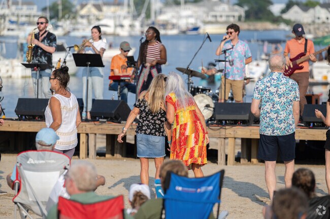 Crowds love the music at Summer Sound Waves at Esker Point Beach in Noank.
