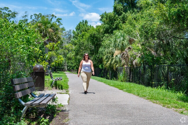 Raymond H. Neri Community Park has a trail around its central lake.