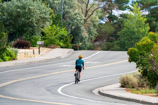 West Plumb-Cashill Boulevard has wide biking lanes with low traffic for  the ideal bike ride.