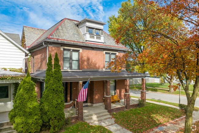 Homes with a brick aesthetic are sprinkled throughout the Hoagland Masterson neighborhood.