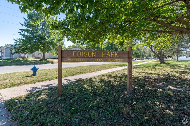 Edison Park is easily accessible from many of the homes nearby.