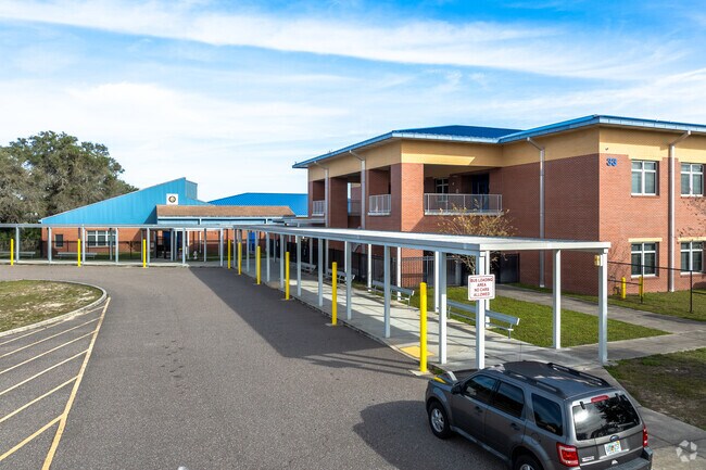 Auburndale Senior High School is home to over 100 students in grades 9-12.