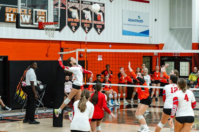 Spruce Creek High School hosts a variety of athletic events throughout the school year.