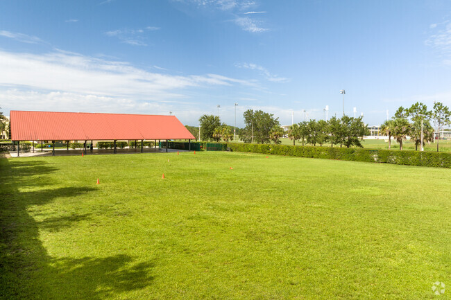 Gateway Charter Elementary School,  Lehigh Acres has a large soccer field for kids to play.