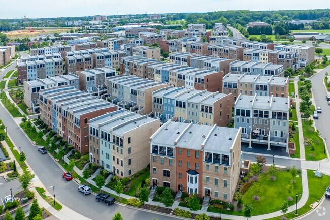 Clustered town homes are the most common and affordable housing option in Short Pump.