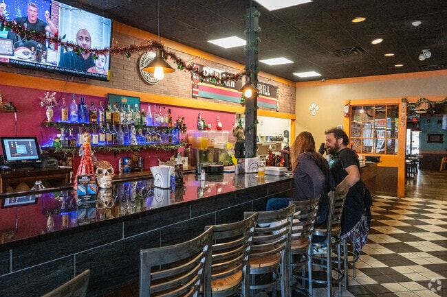 Customers at Pepe's Tequeria in Tatnuck, Worcester.