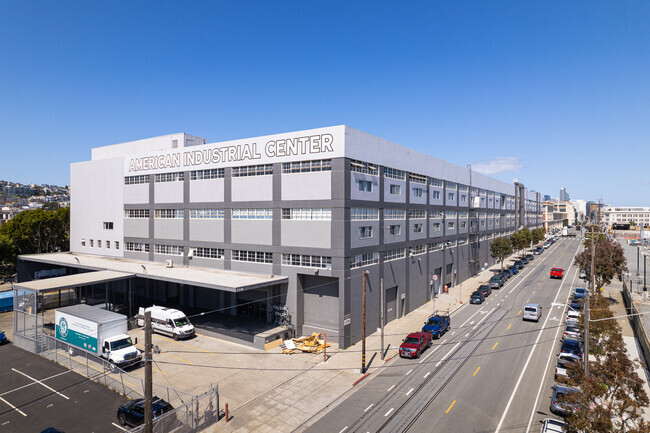 The American Industrial Center in Dogpatch houses many small businesses and art spaces.