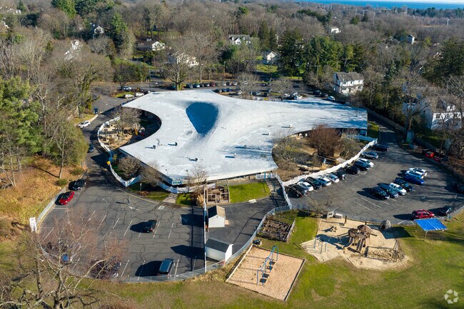 The Learning Community Day School has playgrounds for students to safely play.