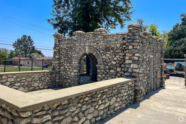 San Antonio Heights Railroad Waiting Station.