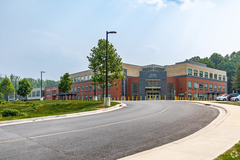 Tilden Middle School in North Bethesda has a gym and auditorium.
