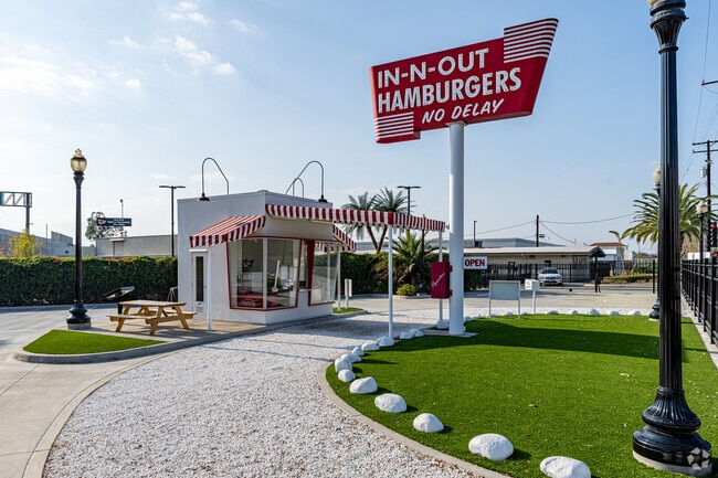 The first Inn-n-Out burger stand was in Baldwin Park, California.  There is now a museum at the original location.