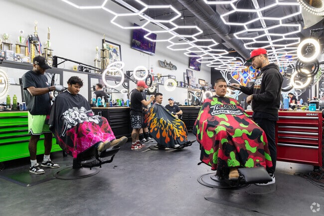 The Cut Barber Studio is a trendy barbershop in Rancho Sahuarita.