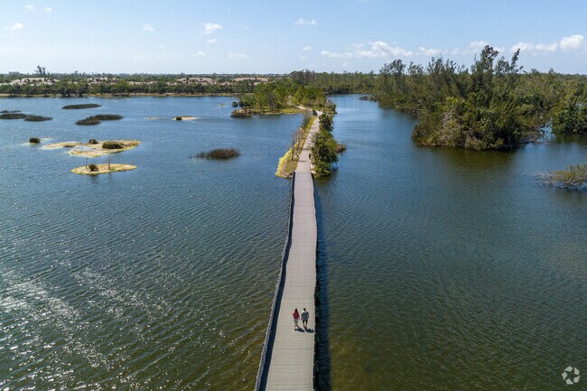 Lakes Park is close by to Metro Parkway and has walking paths to enjoy nature.