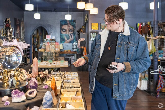 In downtown Shawnee, Oak Ash & Thorn is a quaint boutique that offers unique art, stones, and jewelry.