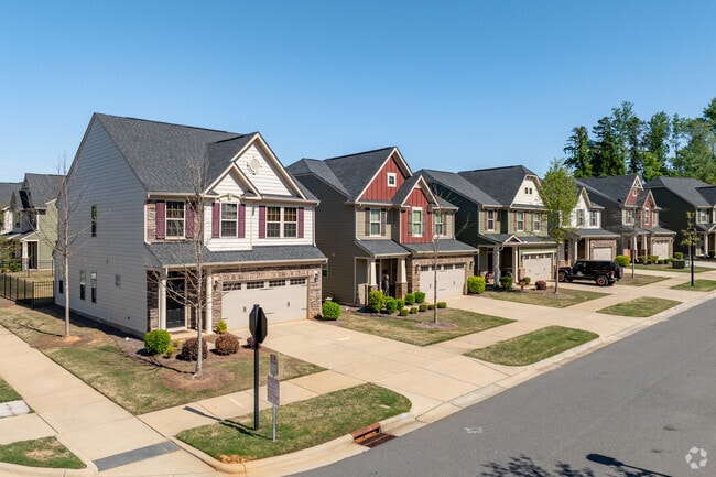 Many of the new homes in Eagle Lake are more craftsman in style.