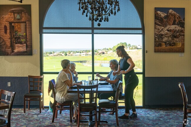 Sunset Grill is a great place for lunch with golf course views.