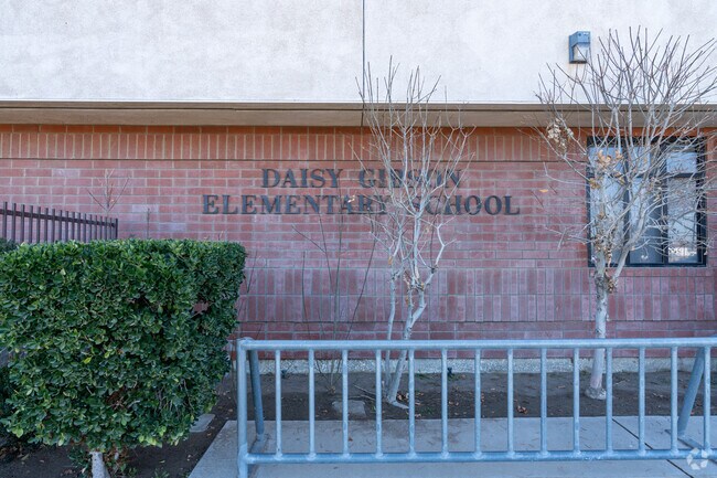 Daisy Gibson Elementary is located at 9650 E. Palmdale Blvd., Palmdale, CA 93591.