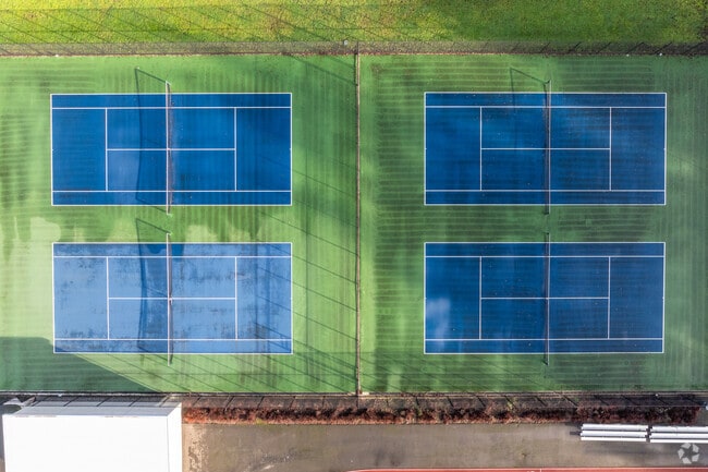 Tillicum Middle School tennis court.