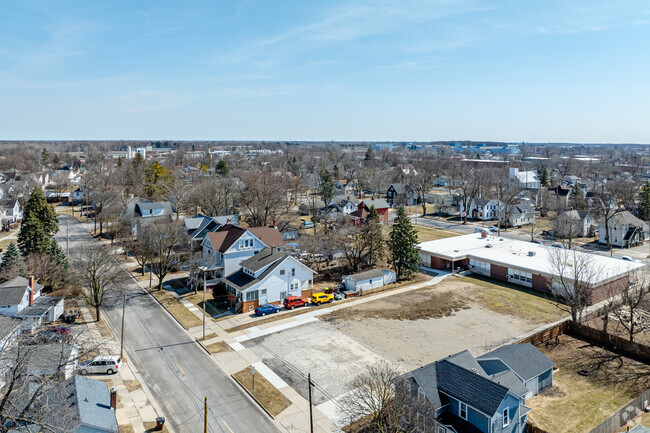 Parking can be found behind Adrian Community Education Center for students and teachers.