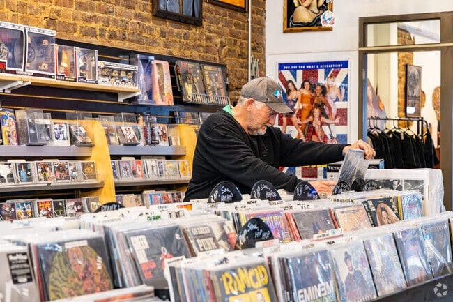 Head to downtown Bristol to find unique locally owned stores like Cheap Thrills Records.