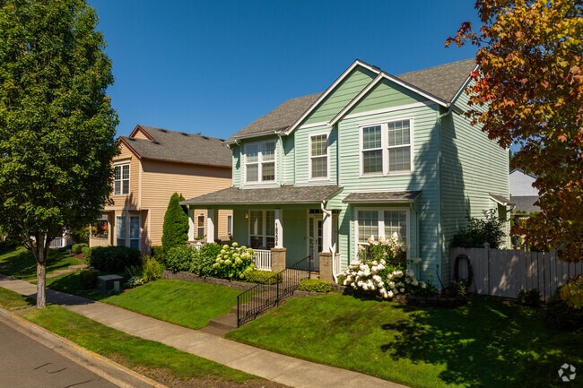 Homes in Fisher’s Creek feature rear garages and elevated street views.