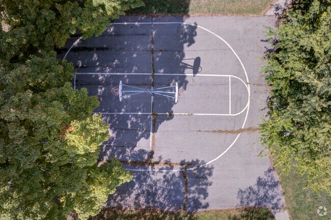 Esch Park is a great place to play three-on-three basketball.