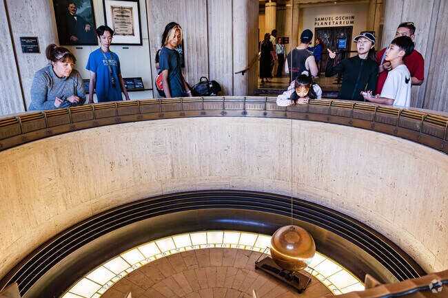 Check out the 240 pound bronze pendulum located at the Griffith Observatory near Burbank.