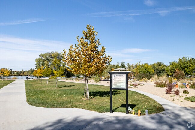 Quinns pond in Garden City offers miles of paved trails and flat water for paddle boards.