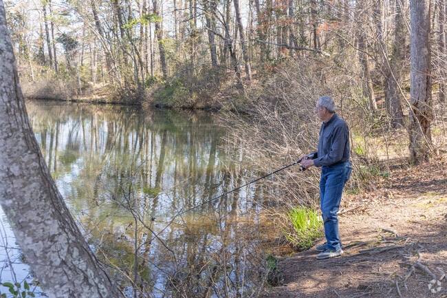 Fishing is one of the activities enjoyed by Berea residents at Paris Mountain.