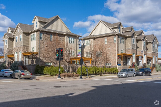 A group of townhomes near downtown Hopkins.