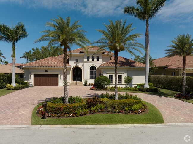 Mediterranean-style homes with barrel tile roofs and archways are popular in Park Shore.
