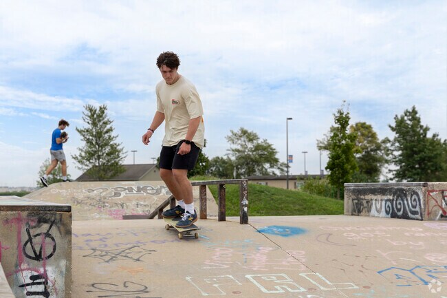 Centennial Park has a skate park loved by residents of Cobblestone Estates.