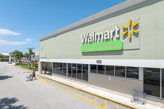 A convenient Walmart is close to Cypress Creek for all your grocery needs.