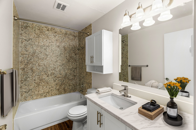Experience the elegance and comfort of this thoughtfully designed bathroom space.
