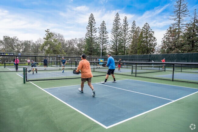 Rusch Park in Citrus Heights is very popular with the pickleball players.
