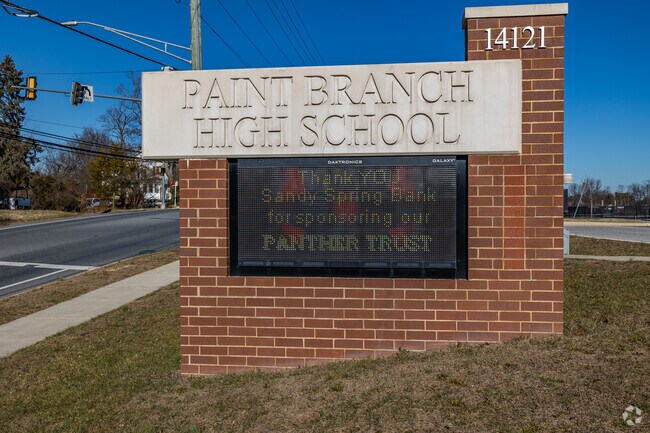 Paint Branch High School: Fostering a culture of creativity and success.