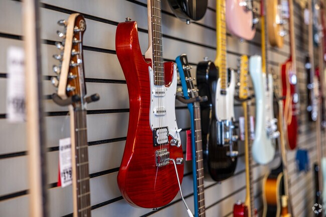 You can buy a new guitar at Westlink's locally owned Damm Music Center.
