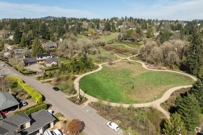 Woodmont Natural Park is a roughly 7-acre clearing in the middle of Forest Highlands