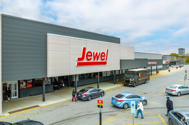Located within the Lake Meadows Shopping Center in Prairie Shores, Jewel has all of your grocery needs.