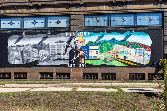 Colorful murals can be found in Windber.