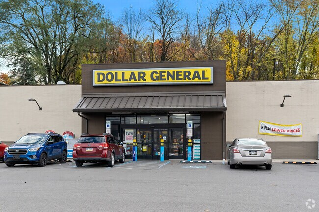 Dollar General is a popular chain of variety stores, and this one is located in Baden.