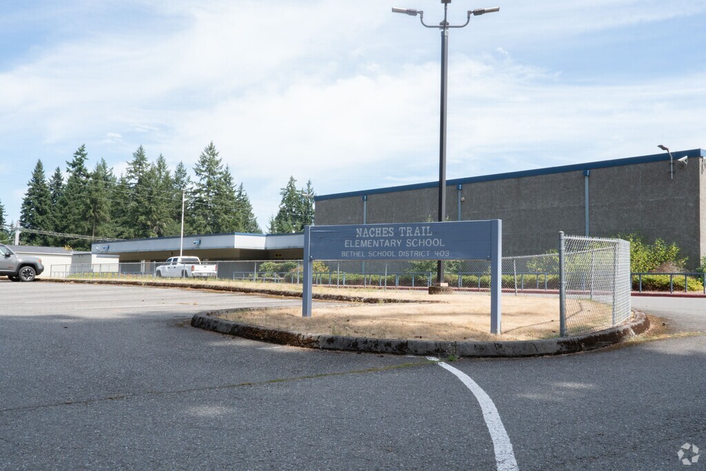 An entry shot for Naches Trail Elementary School.