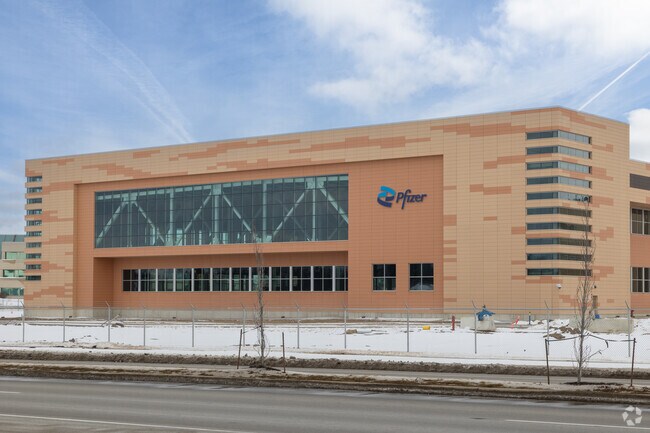 Pfizer is by far the largest employer in Portage, with a massive plant on Portage Rd.