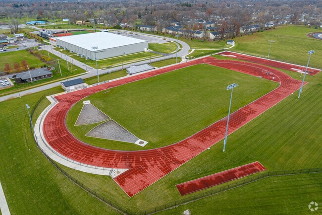 Warrior Park serves as Indiana Tech’s track and field complex near Morningside-Terrace.