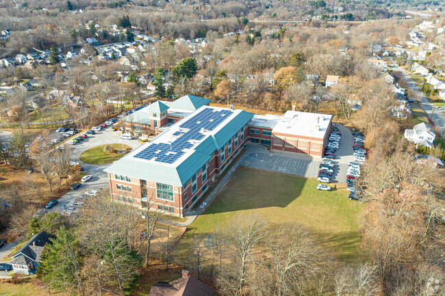 Norrback Ave Elementary is situated up on a hill and feels very private.