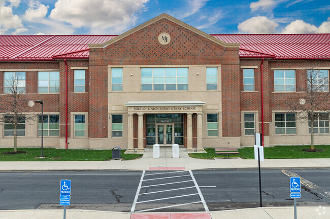 Milton-Union Elementary School has approximately 642 students.