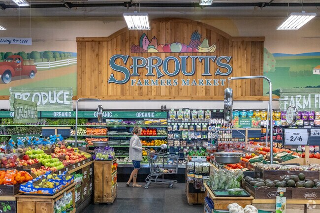 Pueblo Alto residents do most of their grocery shopping at Sprouts Farmers Market, which is  located just across Lomas Boulevard.
