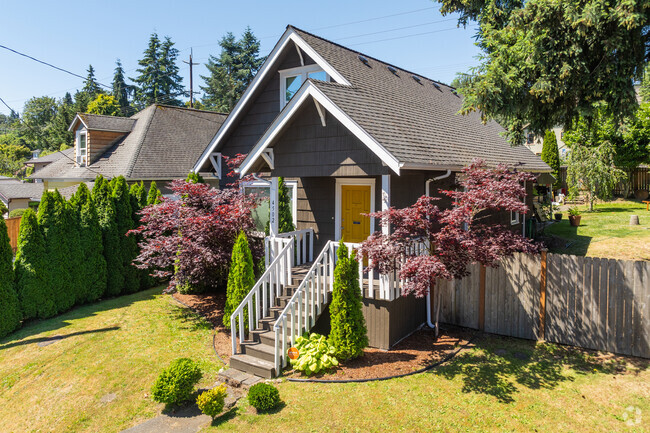This bungalow-style home is directly across from Lowell Park in the Lowell neighborhood.